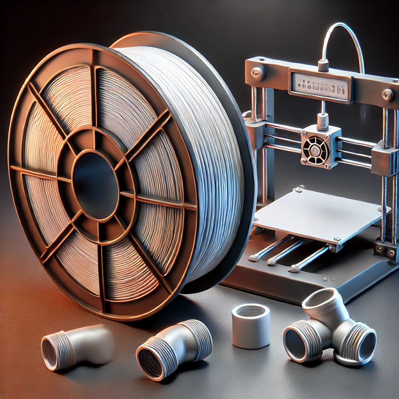 How to choose the right 3D printing filaments for pipe fittings production