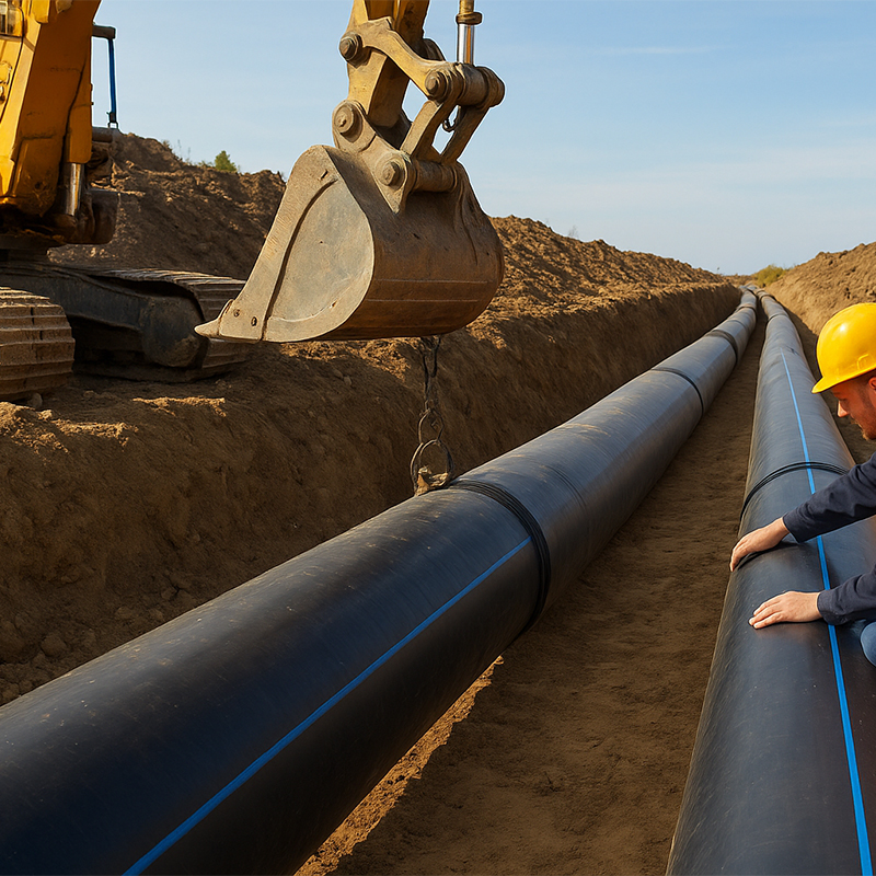 PE Pipe Installation Construction Plan